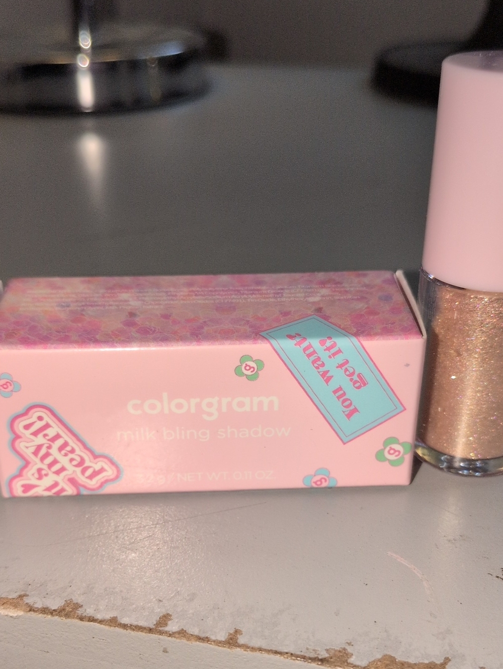 Colorgram Milk Bling Shadow — Pink Shimmer Final Pearl